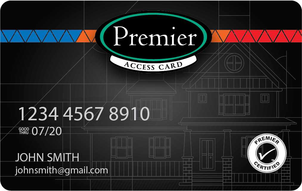 Mockup of the Premier Access Card